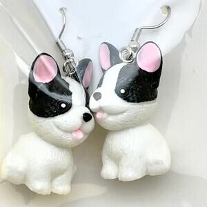 Adorable Kids and Teens Boston Terrier Earrings NWT